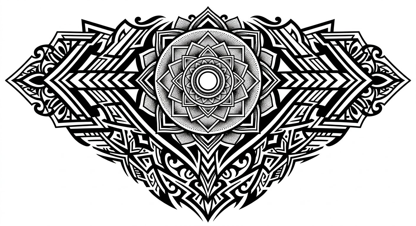 blackwork tattoo design
